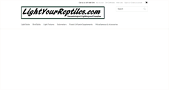 Desktop Screenshot of lightyourreptiles.com